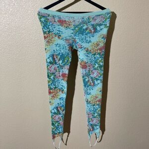 Y2K Vintage Floral Patterned Women's Leggings